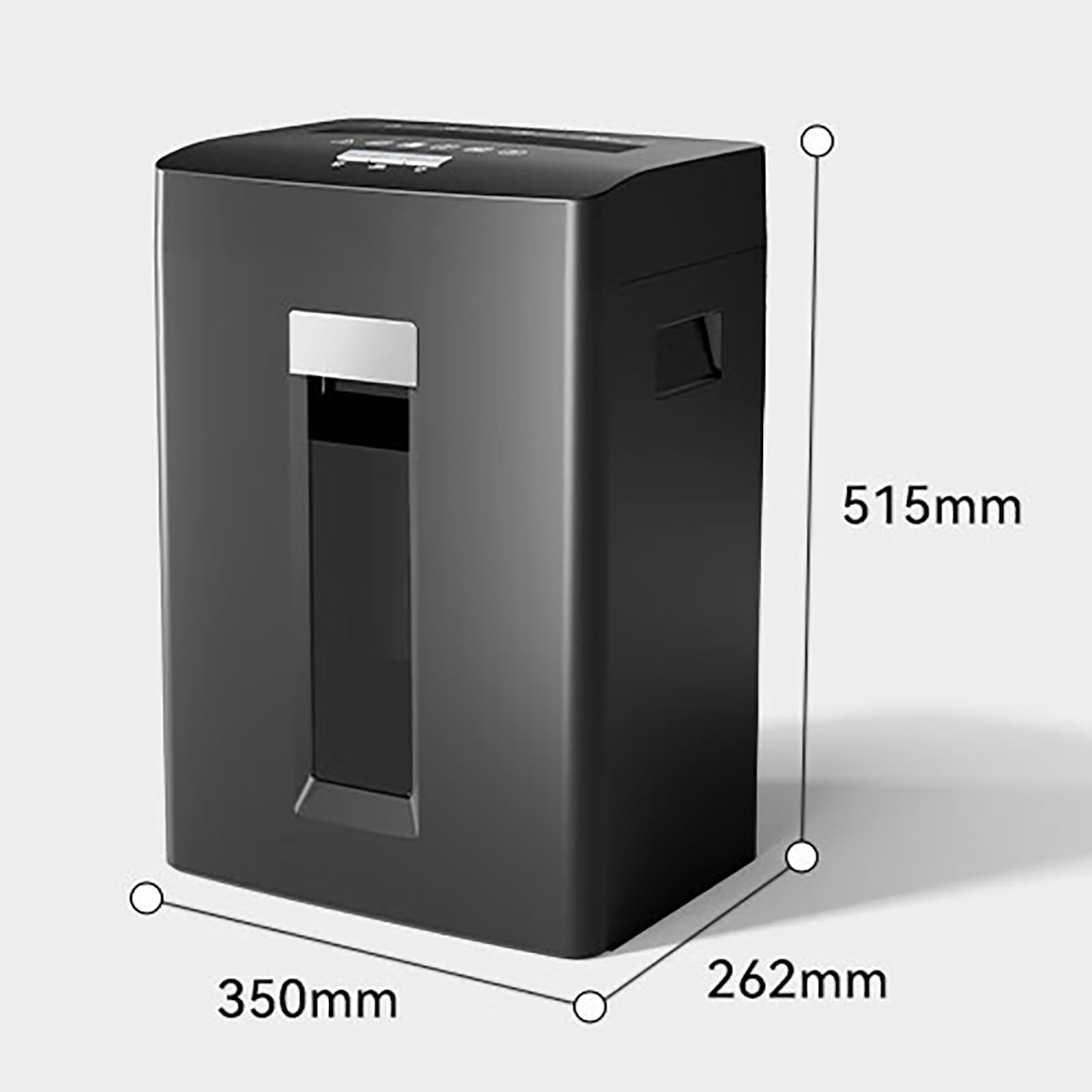 Trituradora doméstica, trituradora de 8 hojas con contenedor de 23 litros y ventana transparente, trituración continua de 10 minutos, trituradora de oficina pequeña para triturar papel, CD, tarjetas