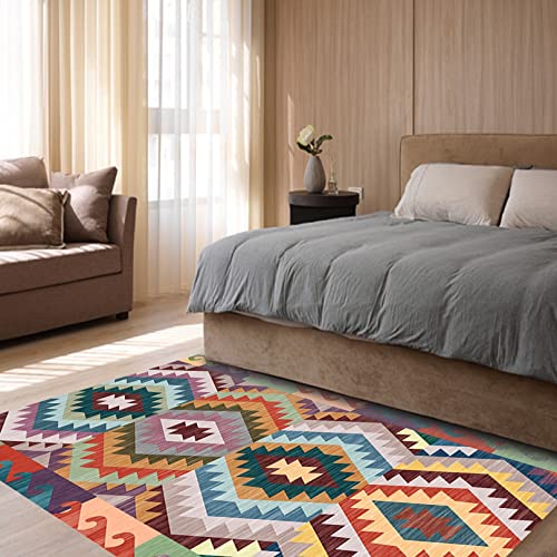 Alfombra de Pasillo 60x150cm Corredor Moderno Fácil de cuidar Tamaños Personalizable para Pasillo Baño Grandes Cocina Pasaje, F