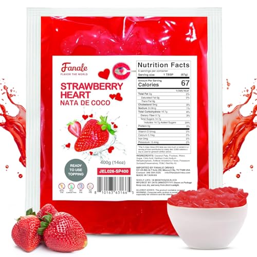 Fanale Strawberry Heart Jelly Topping