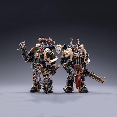 Pipigirl JoyToy × Warhammer Genuine License 118 Figuras de acción de soldado, kits de modelos de guerrero extremo militar militar de 4 pulgadas