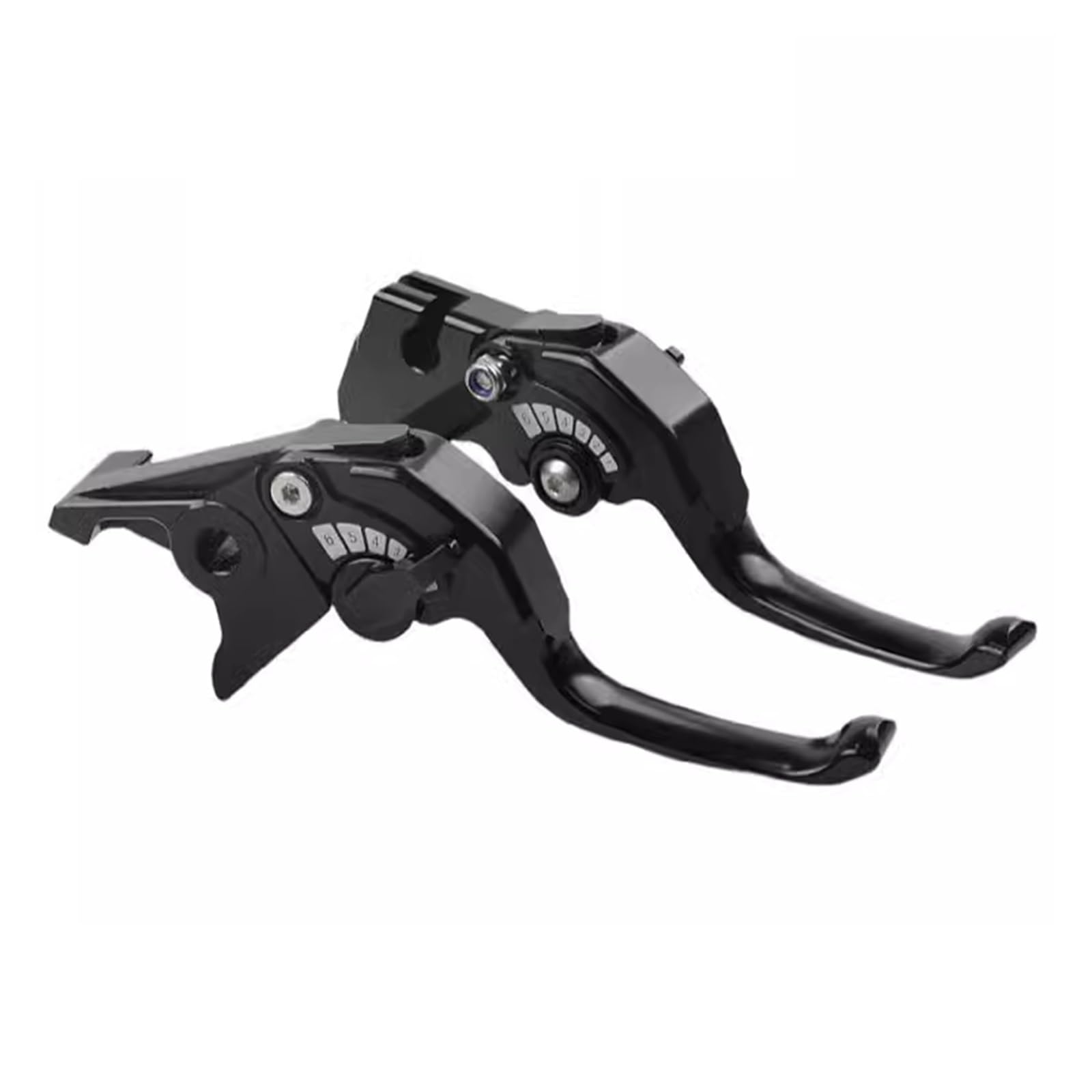 Palanca de embrague y freno para moto Honda NX500 NX400 2024 2025 manetas cortas de dos dedos color negro