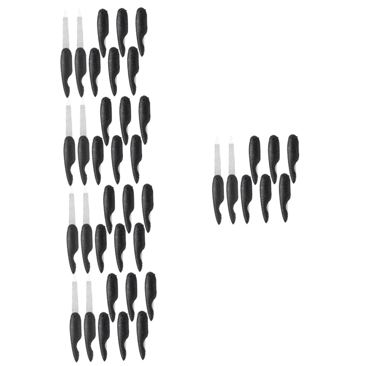 FRCOLOR 5 Set Di Lime Per Unghie Pieghevoli in Metallo Doppio Lato Per Unghie Delle E Dei Piedi Set Di Lime Per Unghie Lime Per Manicure Design Portatile 8 Pezzi * 5