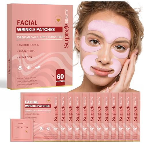 Facial Wrinkle Patches for Anti-Wrinkle: Smile Line Patches Under...