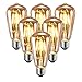 Produktbild Edison Vintage Glühbirne, Edison LED Lampe Warmweiß E27 4W Retro Glühbirne Vintage Antike Glühbirne Ideal für Nostalgie und Retro Beleuchtung im Haus Café Bar usw - 6 Stück