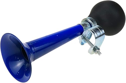 Miniatura 5 de Bocina de payaso retro para bicicleta, bocina de aire de metal con bombilla para carrito de golf, color rosa