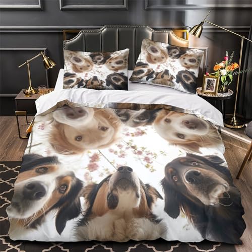 Set de housse de couette Bernese Mountain 3 pièces 260x220cm avec taies d'oreiller - 4