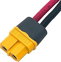 Vista 6 de Conector solar a adaptador XT60 Panel solar para batería Lipo EFDELTA estación de energía portátil River 600 y generador solar (9.8 ft)