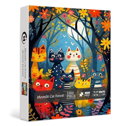 Puzzle de Gato Bosque 16+ años