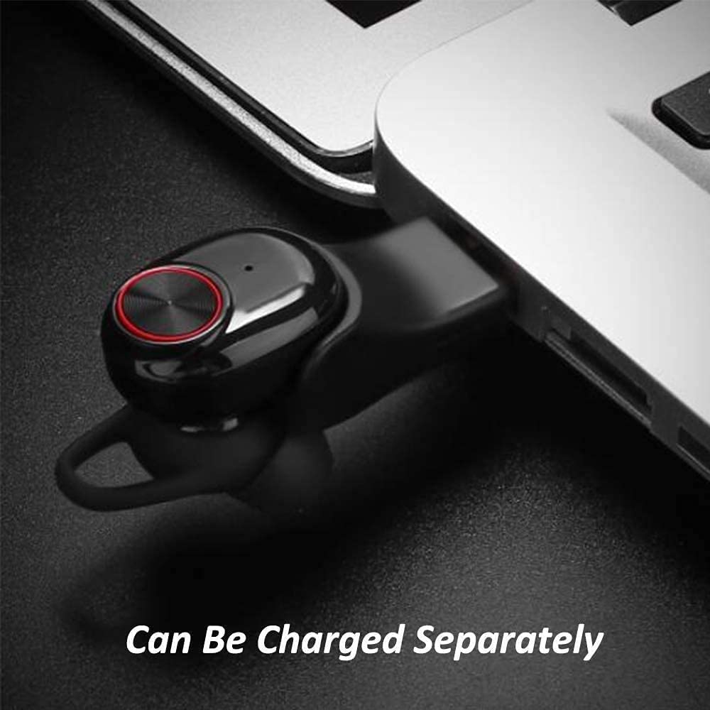 GeRRiT Veri auricolari wireless, isolamento acustico negli auricolari Auricolari sportivi invisibili, mini auricolari Bluetooth 5.0 Auricolari portatili Stereo, microfono integrato