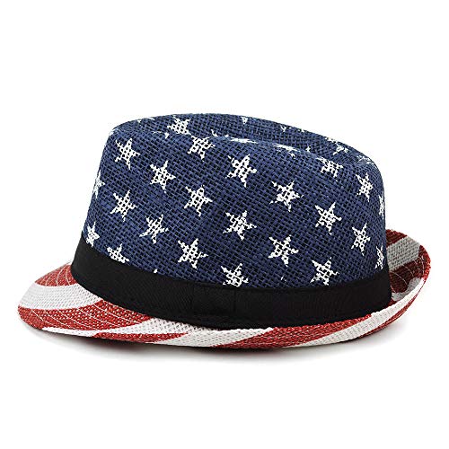 Westend American Flag - Independence Day, 4Th Of July Fedora For Men And Women (Stars And Stripes) #TOP4