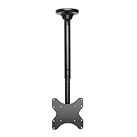 RICOO Supporto TV soffitto D0222 Girevole Inclinabile Televisore 23”