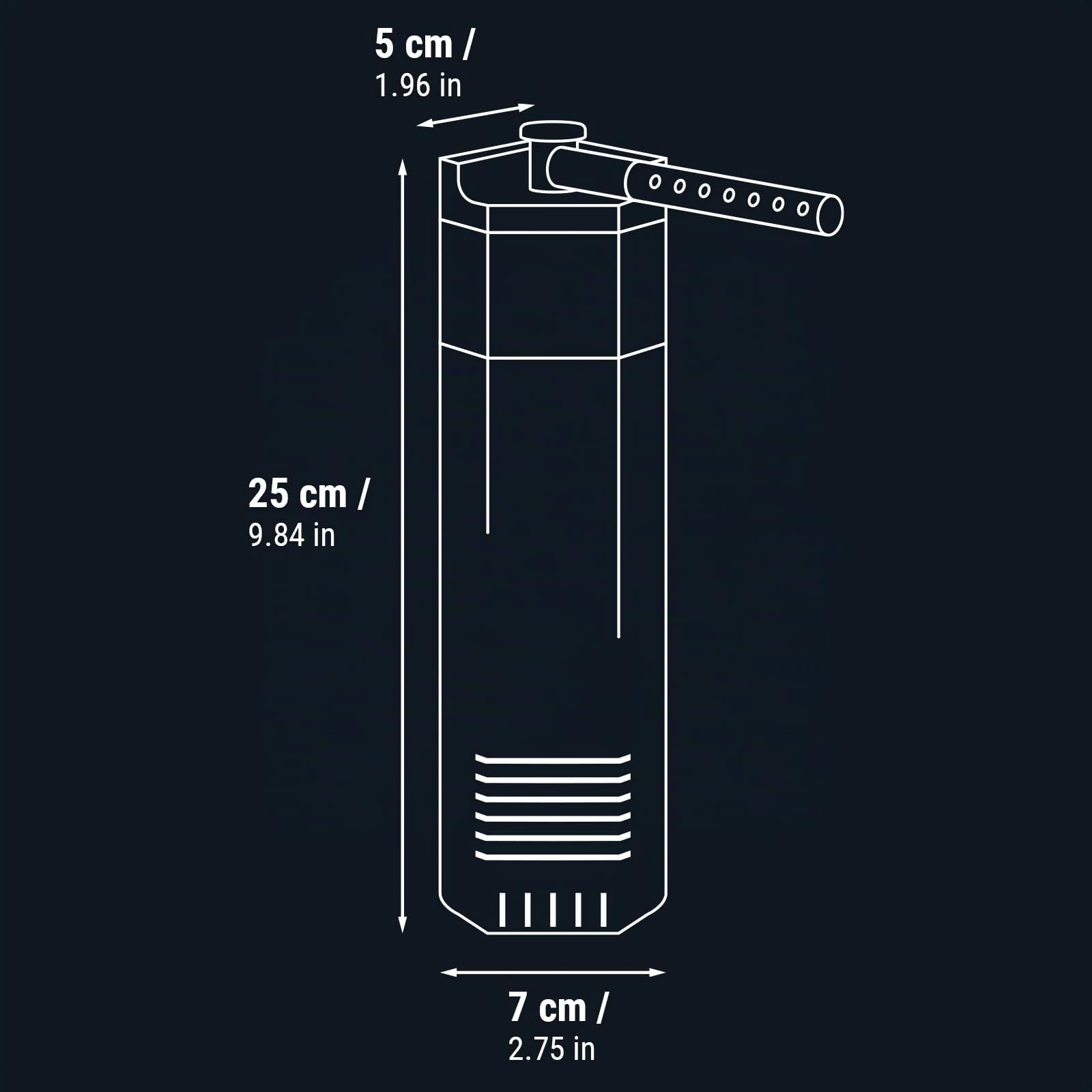 Dennerle filtro interno per mini acquari angolare xl (1000055273)
