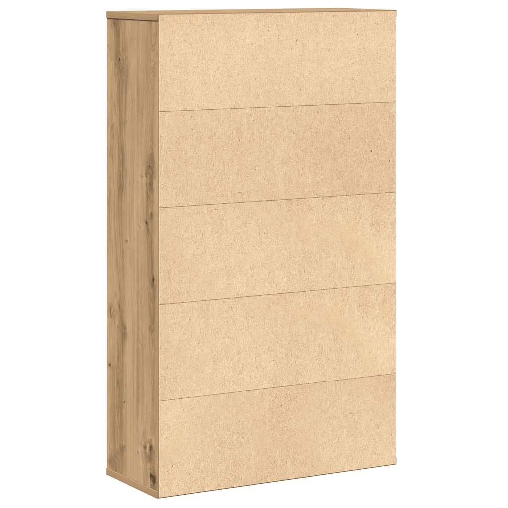Generisch Bücherregal Artisan-Eiche 60x24x101,5 cm Holzwerkstoff,Möbel,Regalsysteme,Bücherregale Bücherschränke-860399