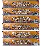 Organic Seamoss Toothpaste with Clove, Tea-Tree, Neem, Babool, and Eucalyptus Oils - 100% Natural...
