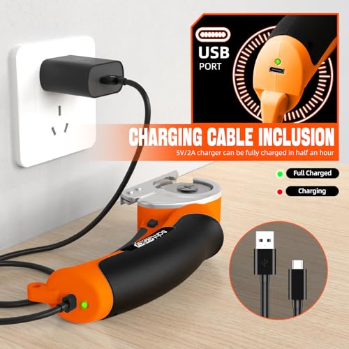 Sahtcaky Tesoura elétrica sem fio, cortador de carpete e papelão de 4,2 V, ferramentas de corte múlt