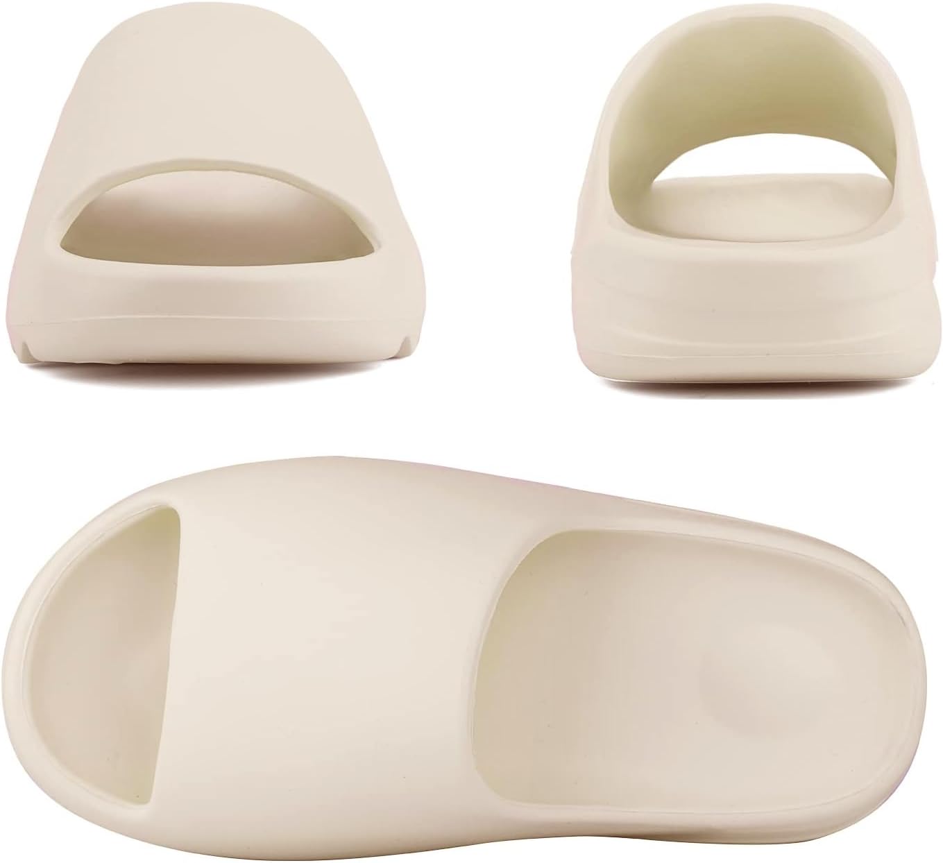 Shoquis Cloud Slides Sandals for Women Men, Pillow Slippers,Open Toe Garden Shoes,sandals women,Drying Soft Lightweight Shower Shoes for Indoor and Outdoor