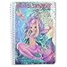 Depesche 10472 Fantasy Model Mermaid Livre de coloriage env. 17 x 23,5 x 1,5 cm