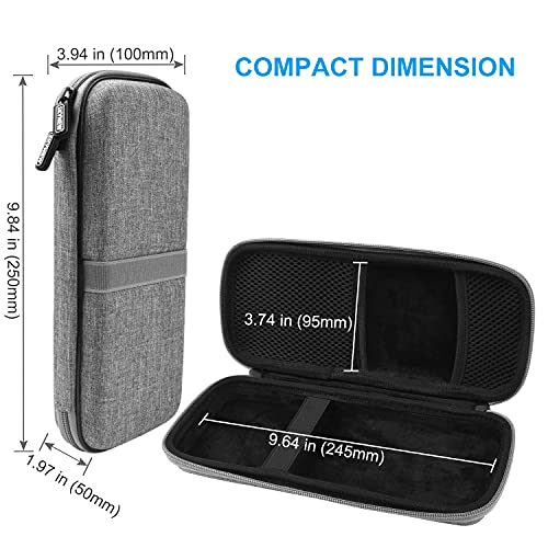 Skynew Powerbank Hard Travel Case Compatible Rav Power 26800/20100/20000Mah, Anker Power Core 26800Mah/ Powercore +26800Mah, Romoss 30000Mah, Miady Charger, Ekrist, Lab599 Tx500 Radio(Light Grey) #TOP2