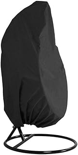 Funda para Silla Colgante, Impermeable Cubierta de Silla Colgante para Patio, Resistente al Viento, Anti-UV, Tela Oxford 210D Resistente Cubierta para Mecedora, Fundas para Columpios (115 x 190 cm)