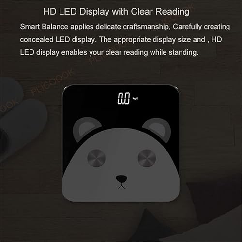 Miniatura 3 de XBWEI Báscula de grasa corporal, báscula digital electrónica, báscula de peso inteligente, báscula de piso y baño, índice de peso de IMC