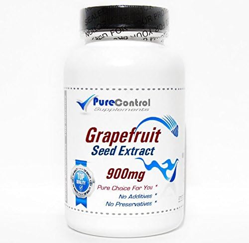 Grapefruit Seed Extract 900mg // 200 Capsules // Pure // by PureControl Supplements
