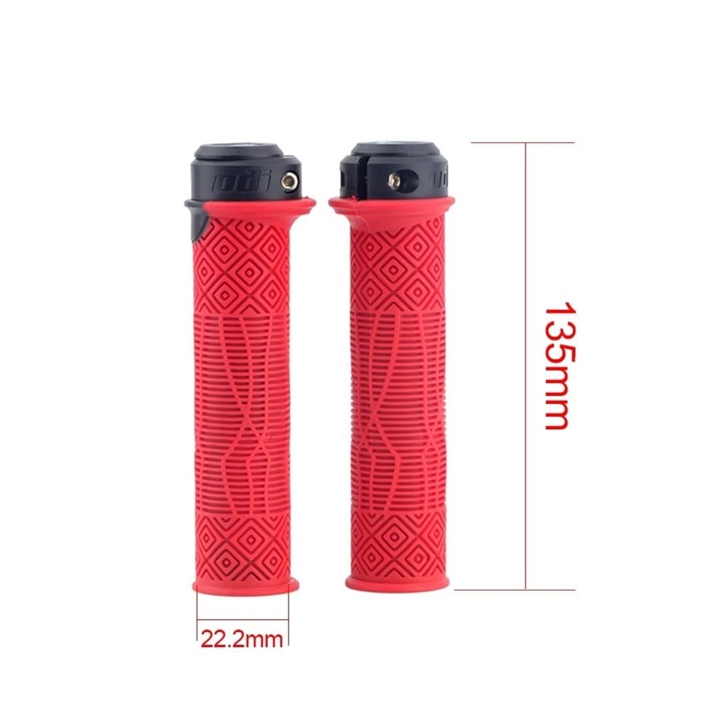Cubiertas Manillar Puños De Bicicleta De Montaña Bloqueo 135 Mm, Puños Antideslizantes 22,2 Mm para Bicicleta De Carretera, BMX, Plegable, Piezas De Ciclismo