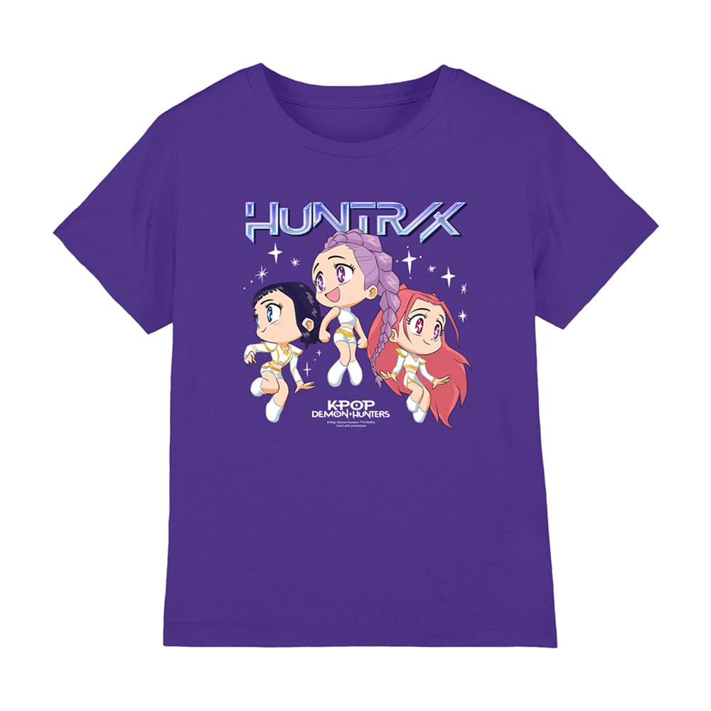 Netflix Kids T-Shirt - Kpop Demon Hunters - Purple - 9-11 Years