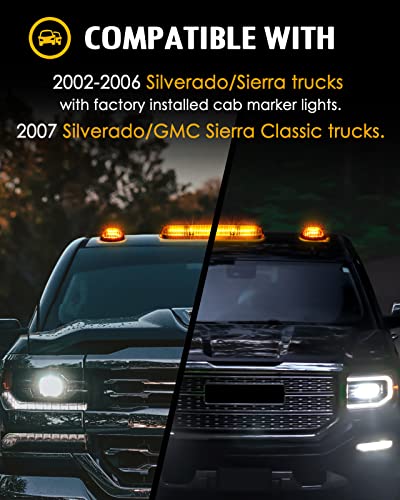 Feux de position de toit à 30 LED pour Silverado 2002-2007