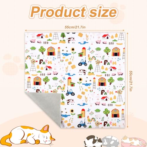 Image of Gosknor Cat Wrap for Grooming, Cute Pattern Anti-Scratch Self-Adhesive Cat Grooming Wrap Cat Burrito Wraps Cat Swaddle Wraps Cat Restraint for Nail Clipping Multifunctional Pet Tools