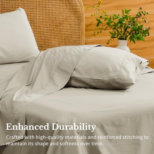 Image of Bedlifes 1000TC Egyptian Cotton Queen Sheets, 4Pcs, 16 inch Deep Pocket