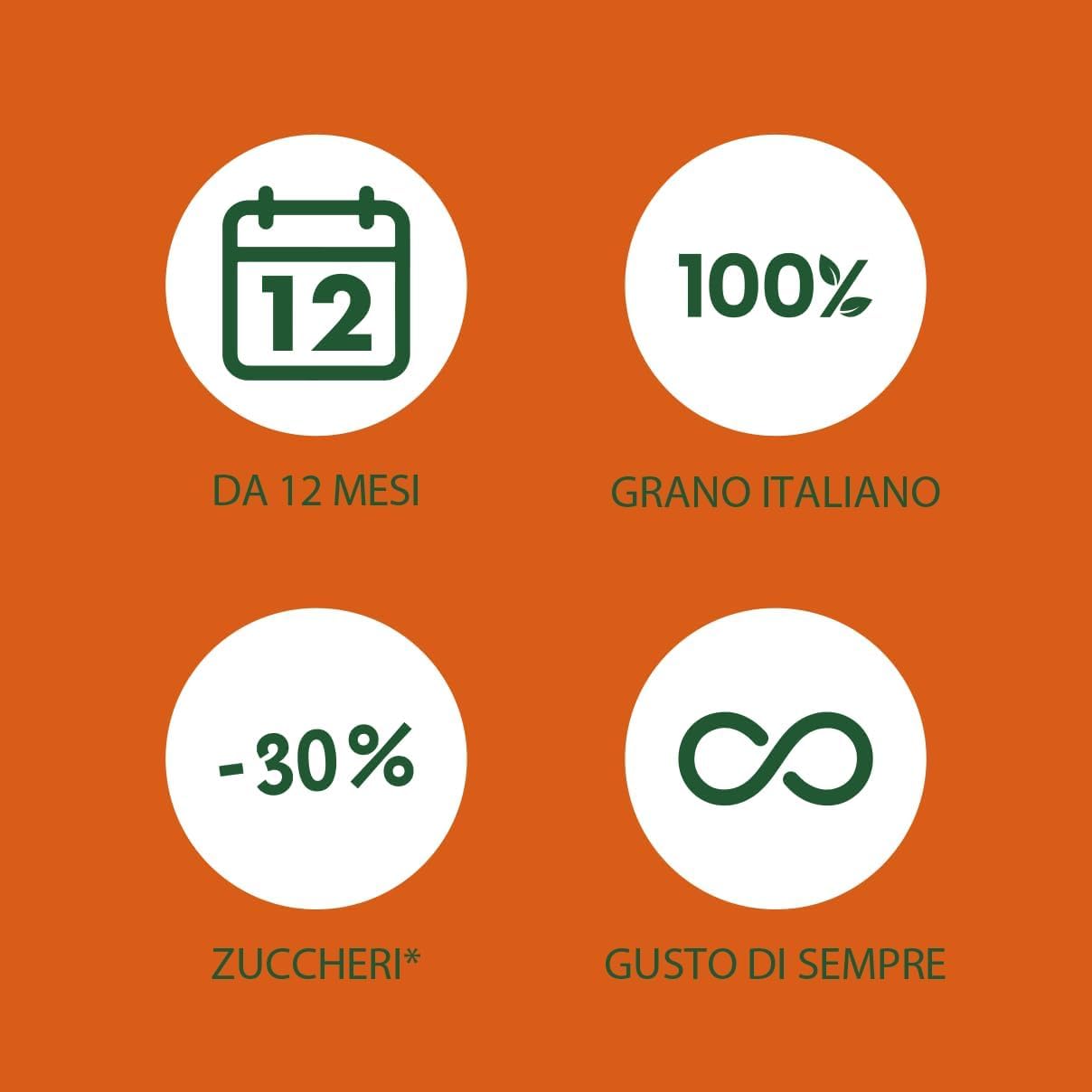 Plasmon Biscotto -30% Zuccheri 6x320g 100% Grano Italiano Selezionato Italian Gourmet Polpa 400g