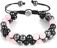 Vista 30 de Triple Protection Bracelet - for Protect & Balance - Energy Crystal Handmade Bracelets for Men Women Blue