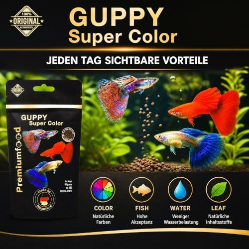 Guppy Super Special - Premium Fish Food- 80g - Soft Granule (Super Color) - 3