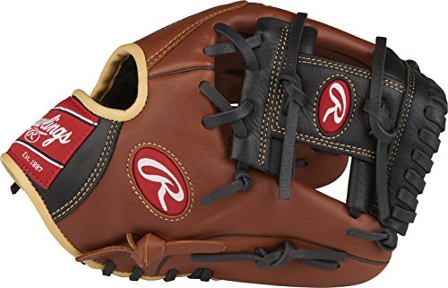 Rawlings Sandlot Series Leather Conventional Back Gloves, 11-1/2", Regular