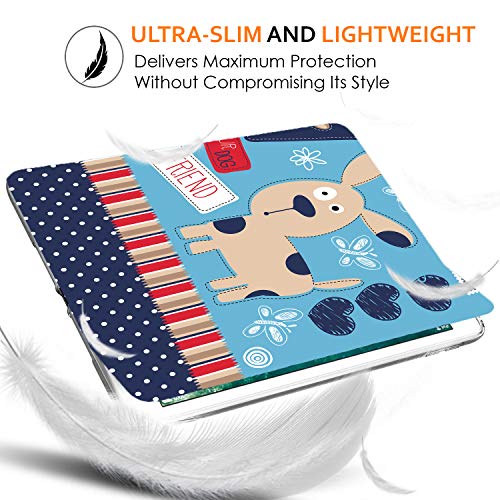 Image of DuraSafe Cases for Old Model iPad 3rd Gen 9.7 inch 2012 TPU Case A1416 A1430 A1403 MC705HN /A MD328HN /A MD333HN /A MD336HN /A MC706HN /A MD329HN /A MD334HN /A MD337HN /A MD419HN /A MD416HN /A Cartoon Puppy Friend