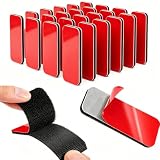AutoCabins 24 Pack Heavy-Duty Hook and Loop Strips with Adhesive Backing