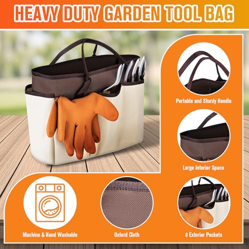 Set de herramientas de jardinería 10 piezas acero inoxidable miniatura 3