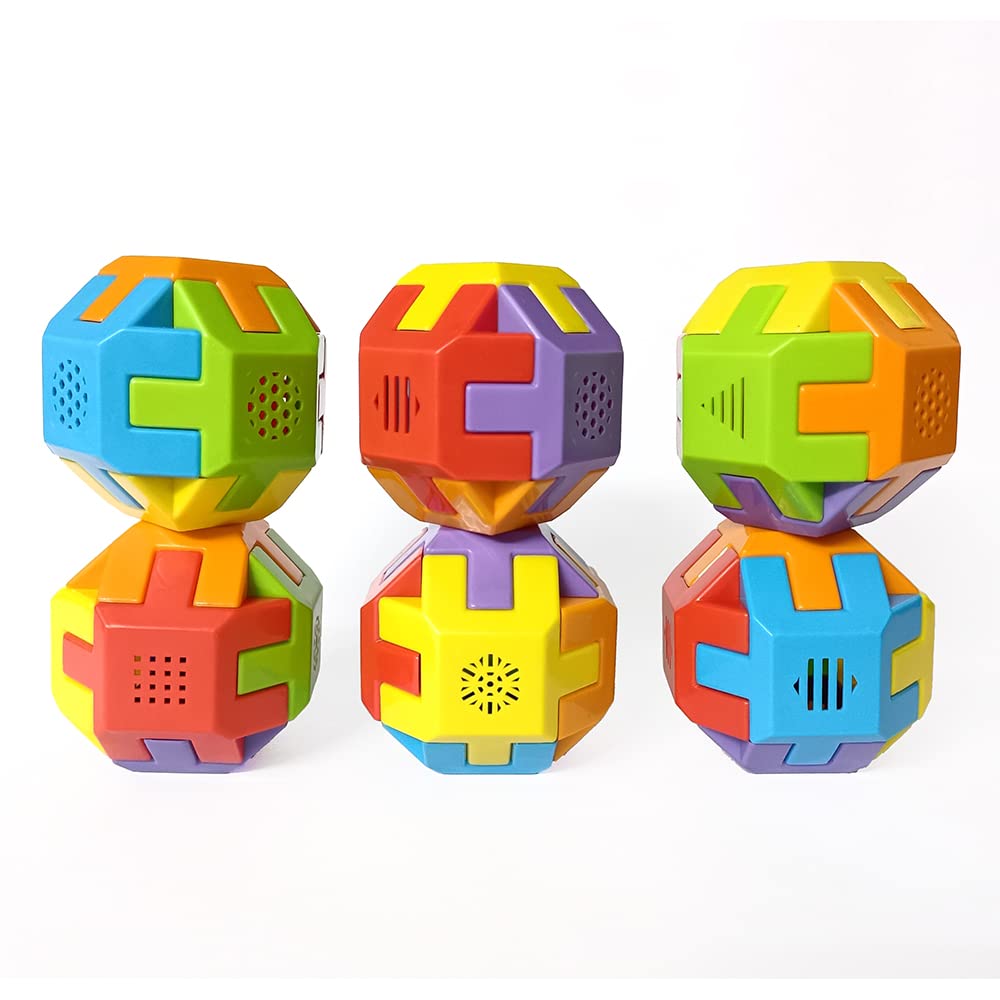 BUSA 6 Pieces Colourful Magic Ball Puzzle Toy | Toys for Skill Development | Educational Toy for Kids | Balls Puzzle for Kids (B0B9HM83SK) Amazon Price History, Amazon Price Tracker