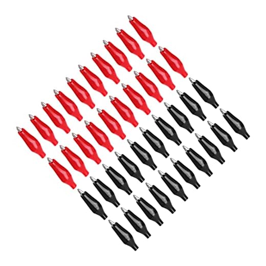 Braçadeira do carregador de bateria, boa força de crimpagem. 20 pares, grande abertura, grampo de teste elétrico, alça única para teste de potência para carro para casa