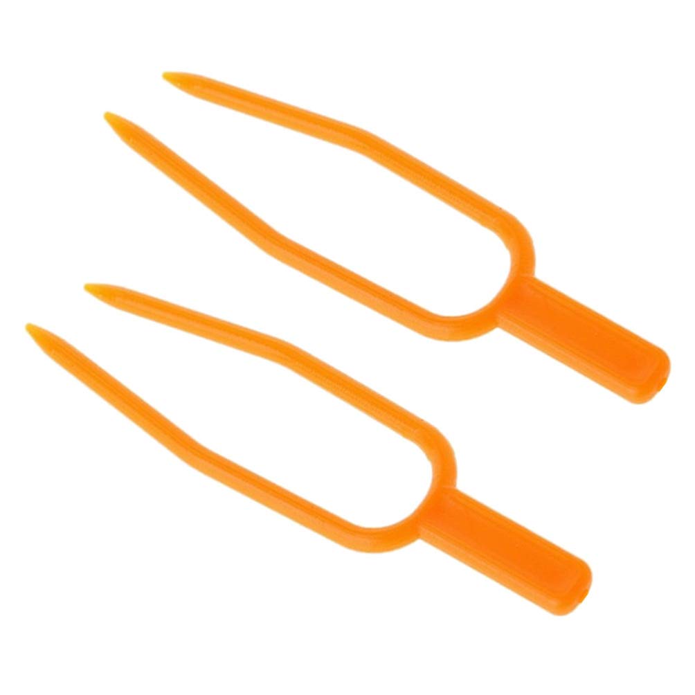 Cabilock Garden Tools 50pcs Plant Fork Fixer Resusable Strawberry Fixing Clips Fastening Vines Vines Fixing Clips