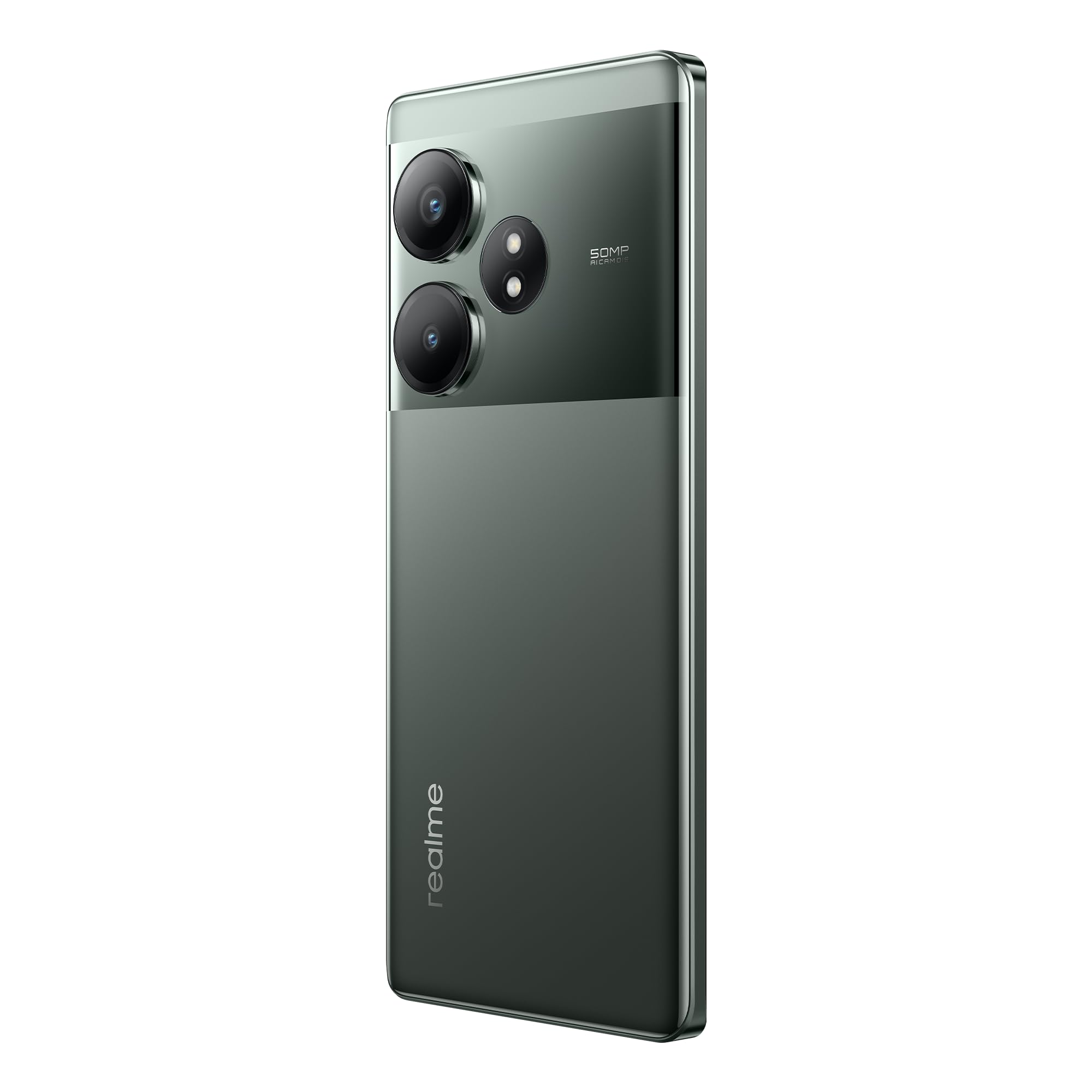 realme GT 6T 5G Smartphone 8+256 GB, Snapdragon 7+ Gen 3 Flagship Chipset, 120Hz 6000nit Hyper Display, 120W SUPERVOOC Charge, 5500mAh Massive Battery, Sony 50MP OIS Camera, Razor Green(no Adapter)