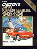 Chilton's Auto Repair Manual, 1988-92 - Perennial Edition 0801979064 Book Cover