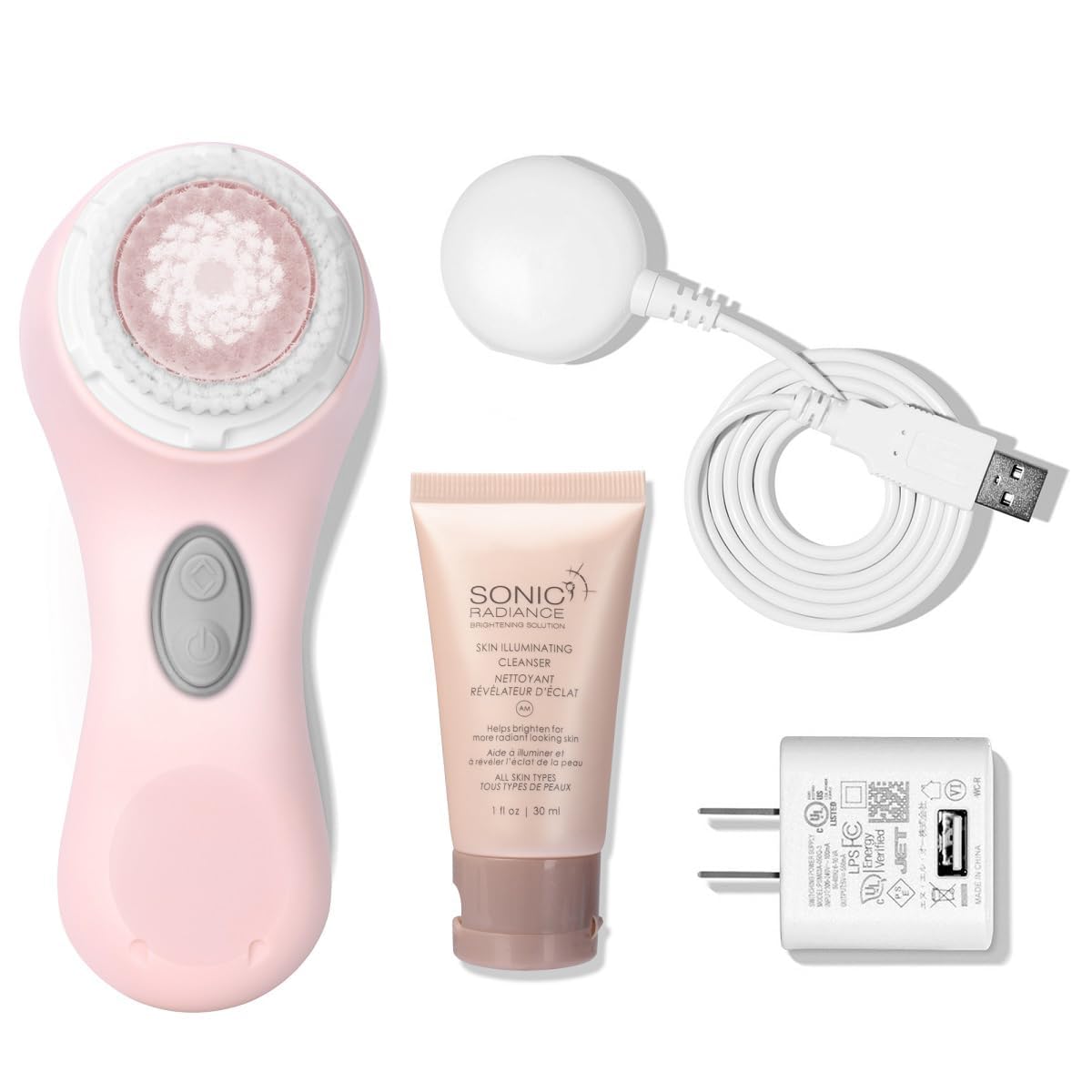 Clarsonic Mia 2, Sonic Facial Cleansing Brush System, Pink