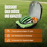 Red Loon Fahrradbox für Gepäckträger abschließbar Fahrrad Topcase | Fahrradkoffer abschließbar | Gepäckträgerkoffer | 17 Ltr für Roller
