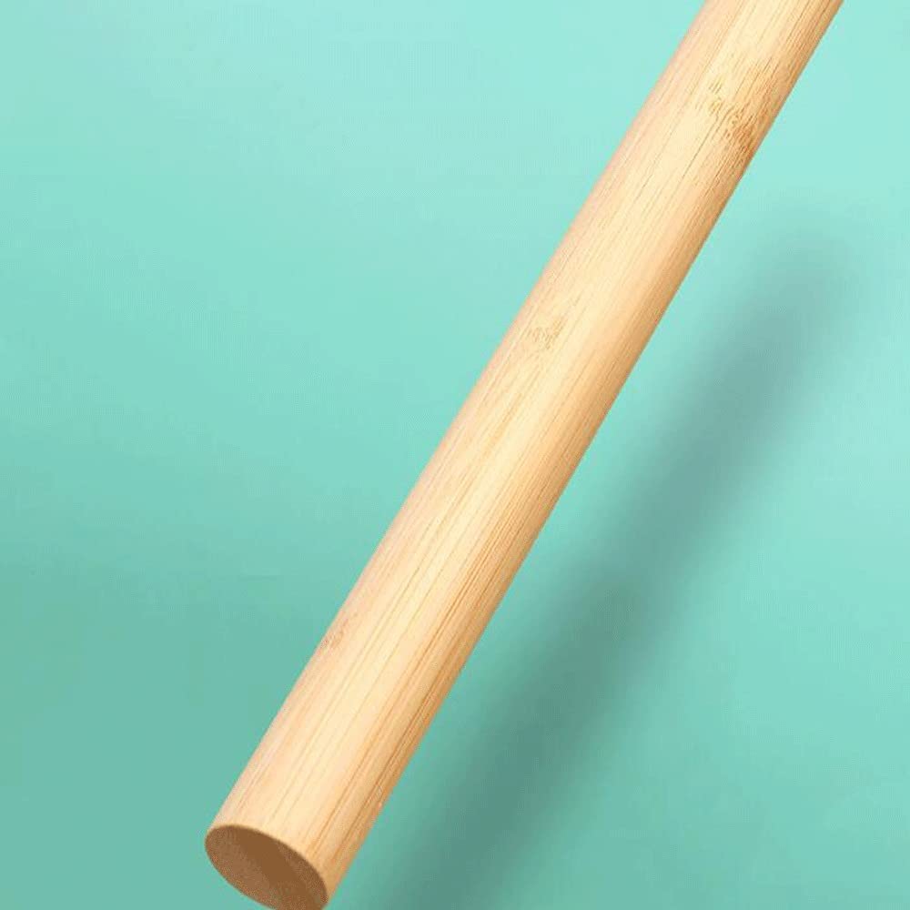 Rodillo Palos y Palos para Hornear, Palitos de Fideos de Madera Sustancial, Envoltura de Bola de Masa Hervida Pasador de Rollo para el hogar, 2 Piezas de Alfiler para Pelar la Cocina (Size : 65 * 3.