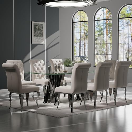 Luxury Velvet Dining Chairs Set