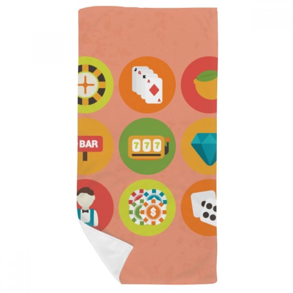 Serviette de bain Casino 35x70cm pour en finir avec le linge rêche et terne