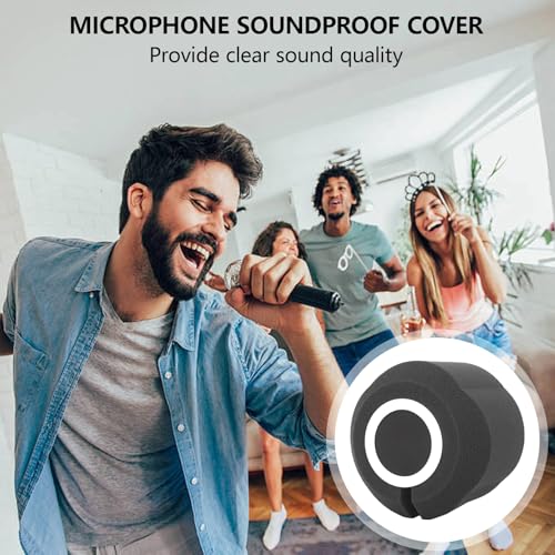 Manchon coupe-vent pour microphone accessoire de protection acoustique voix - 3