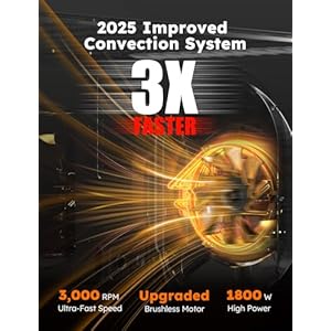 Nuwavebravoxlproairfryertoasterovenwithgrillcombo2025newultrafastconvectionsystem35crispier2xmoreeven142presets50500fsmarterprobepfasfree30qtstainlesssteel Urban Country Home Decor Nuwave bravo xl pro air fryer toaster oven with grill combo 2025 new ultra fast convection system 35 crispier 2x more even 142 presets 50 500f smarter probe pfas free 30qt stainless steel urban country home decor