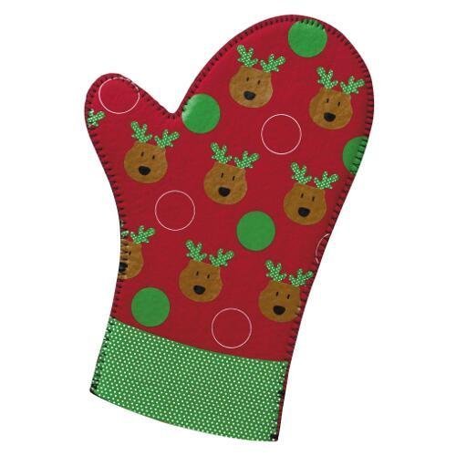 Boston Warehouse Large Reindeer Kitchen Grip Oven Mitt Amazon.in